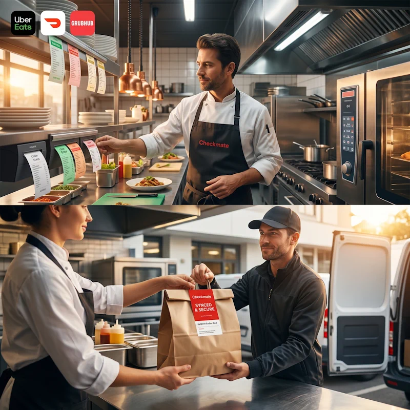 Checkmate enables White Castle’s autonomous Uber Eats deliveries with Coco Robotics via real-time order sync