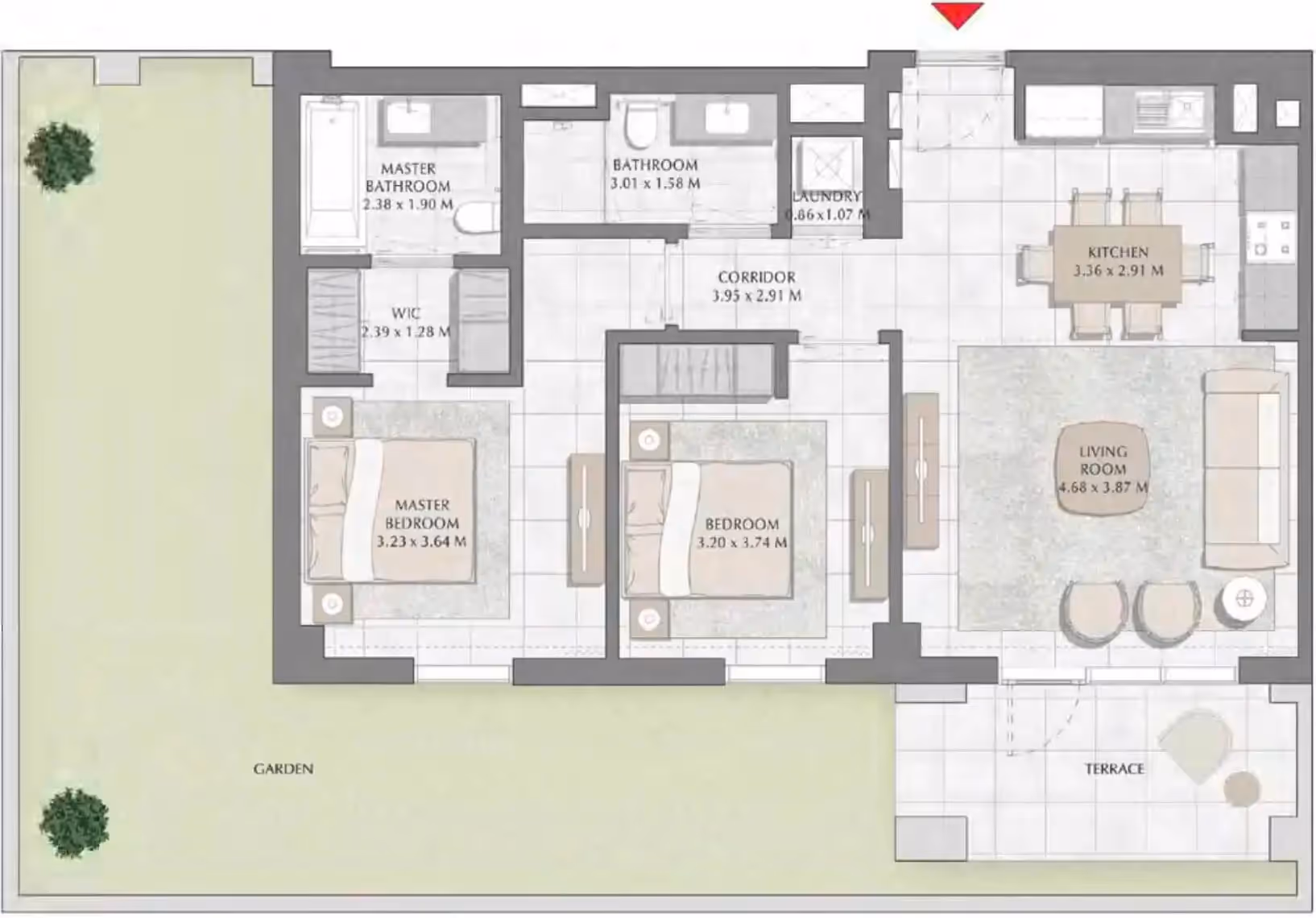 Surf 2 Bedroom Apartments
