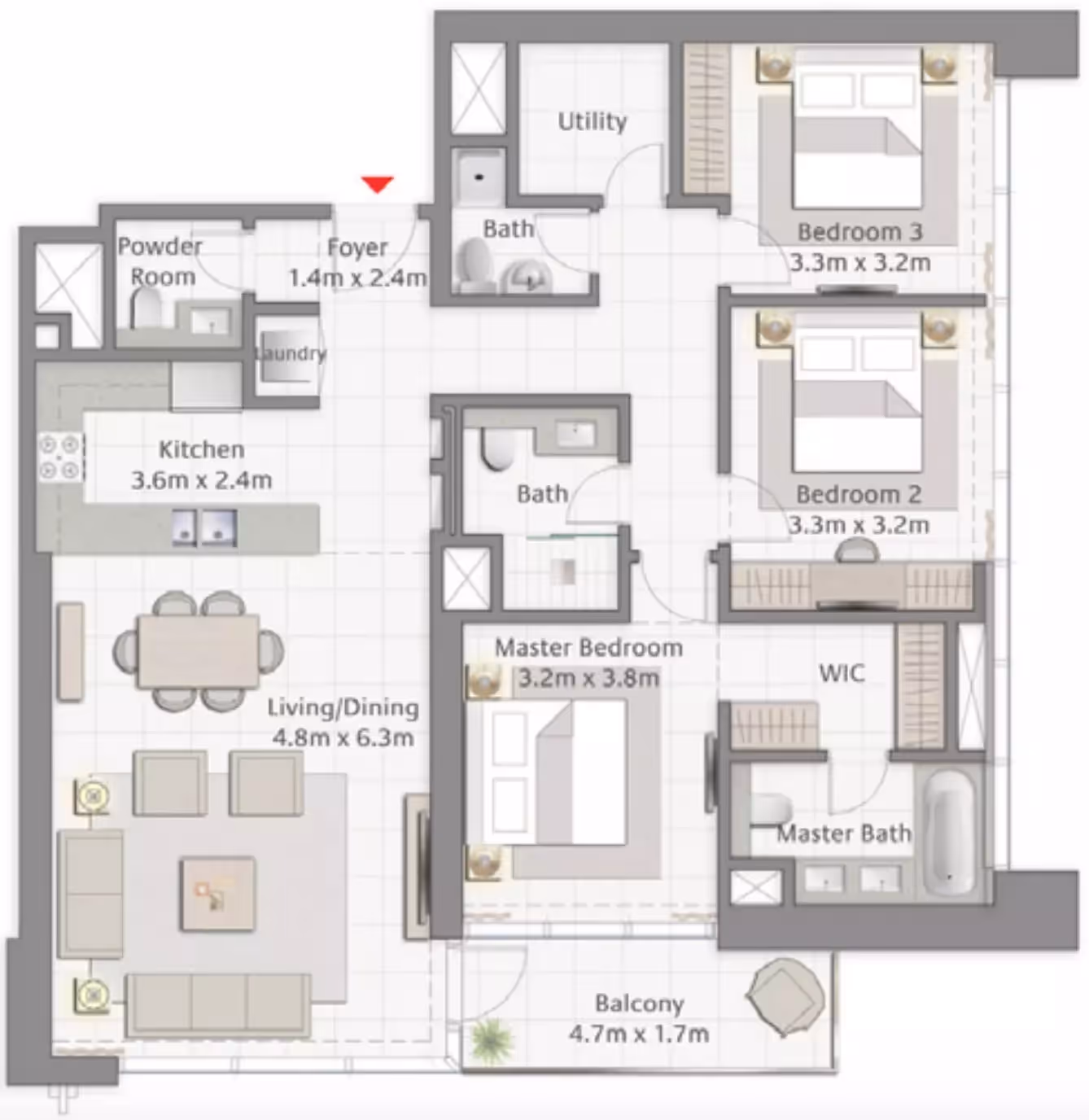Creek Gate 3-bedroom