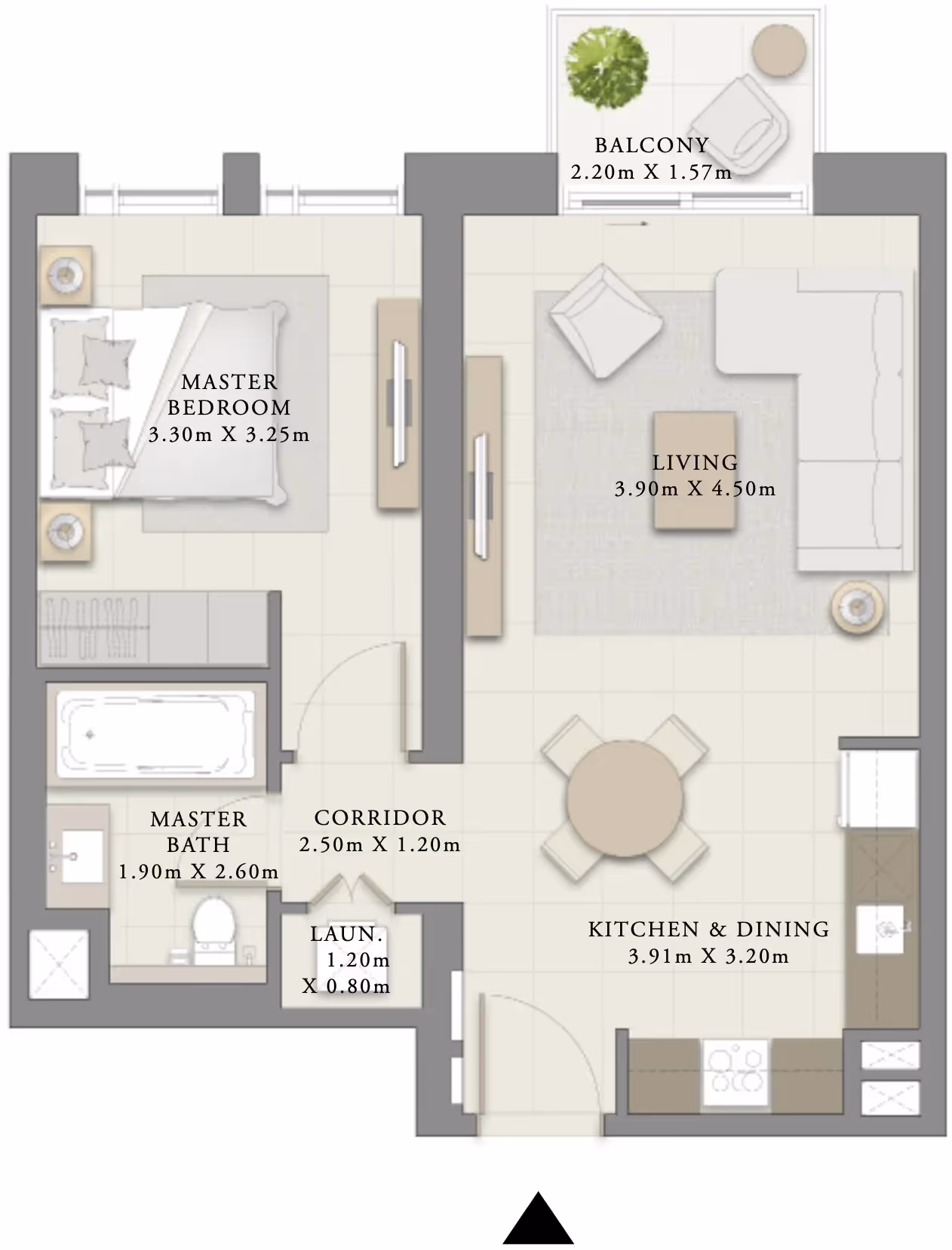 Creek Crescent 1 Bedroom Apartments