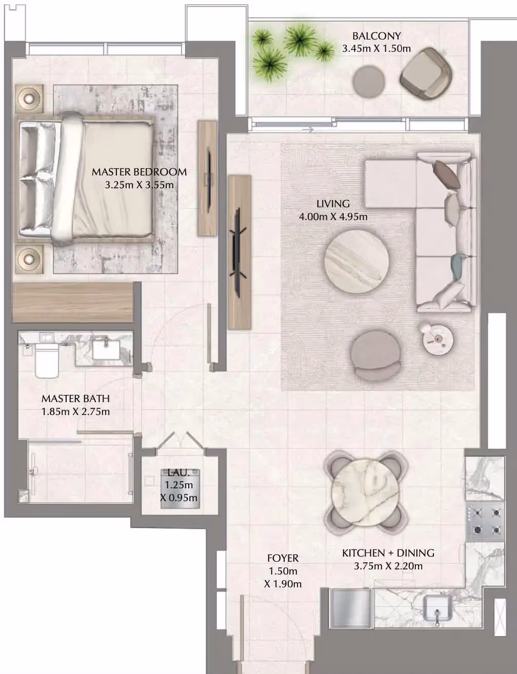 Creek Waters 2 1-Bedroom Apartment 