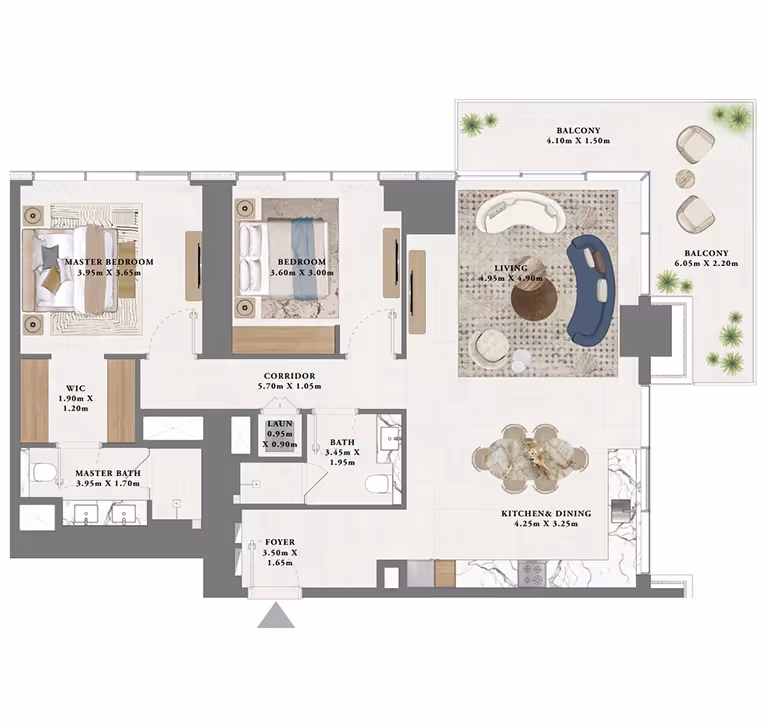 Albero 2 Bedroom Apartments