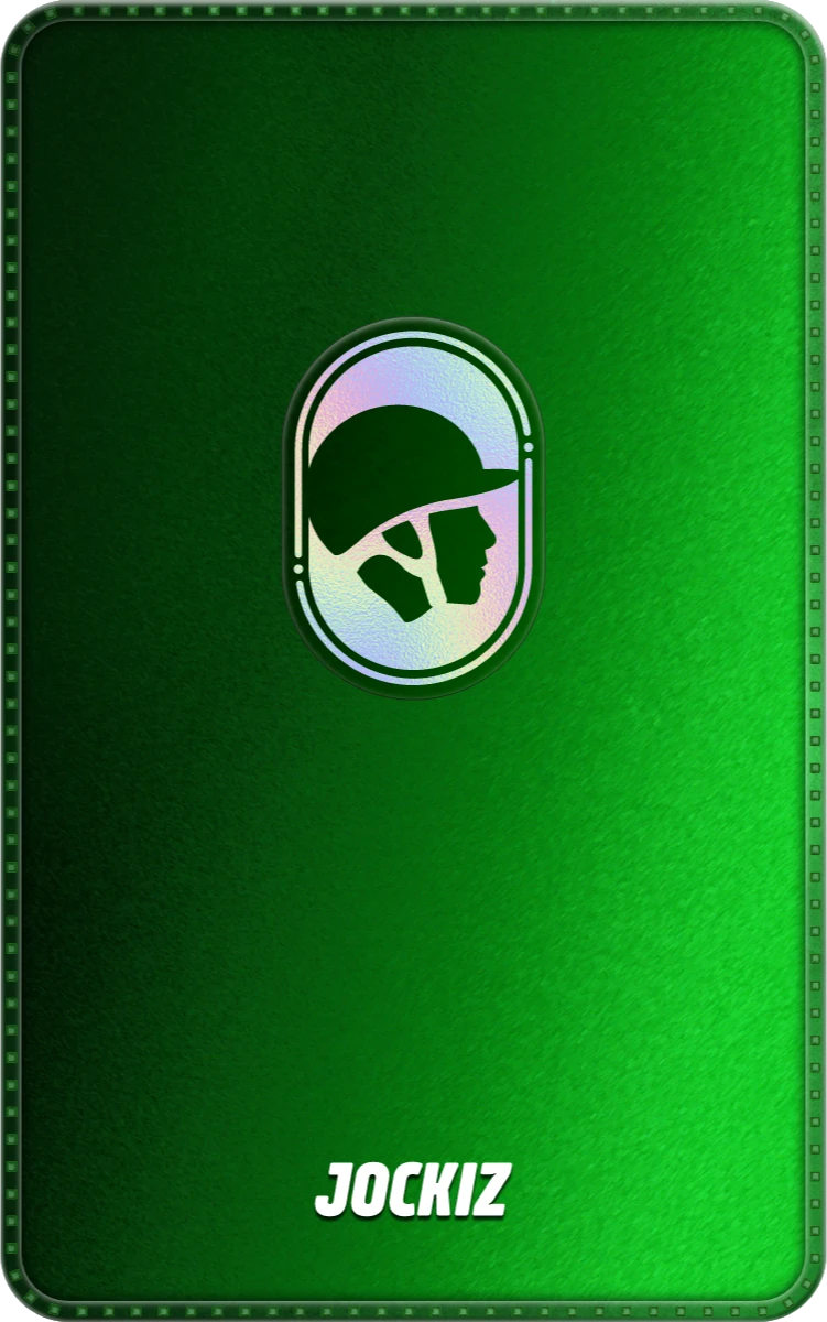 A green book with a picture of a man in a helmet.