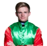 A boy in a green and red costume.