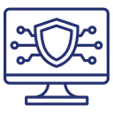 Icon of a computer monitor showing a circuitboard to symbolize insurtech bond news