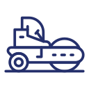 Blue Public Works & Government Projects Icon
