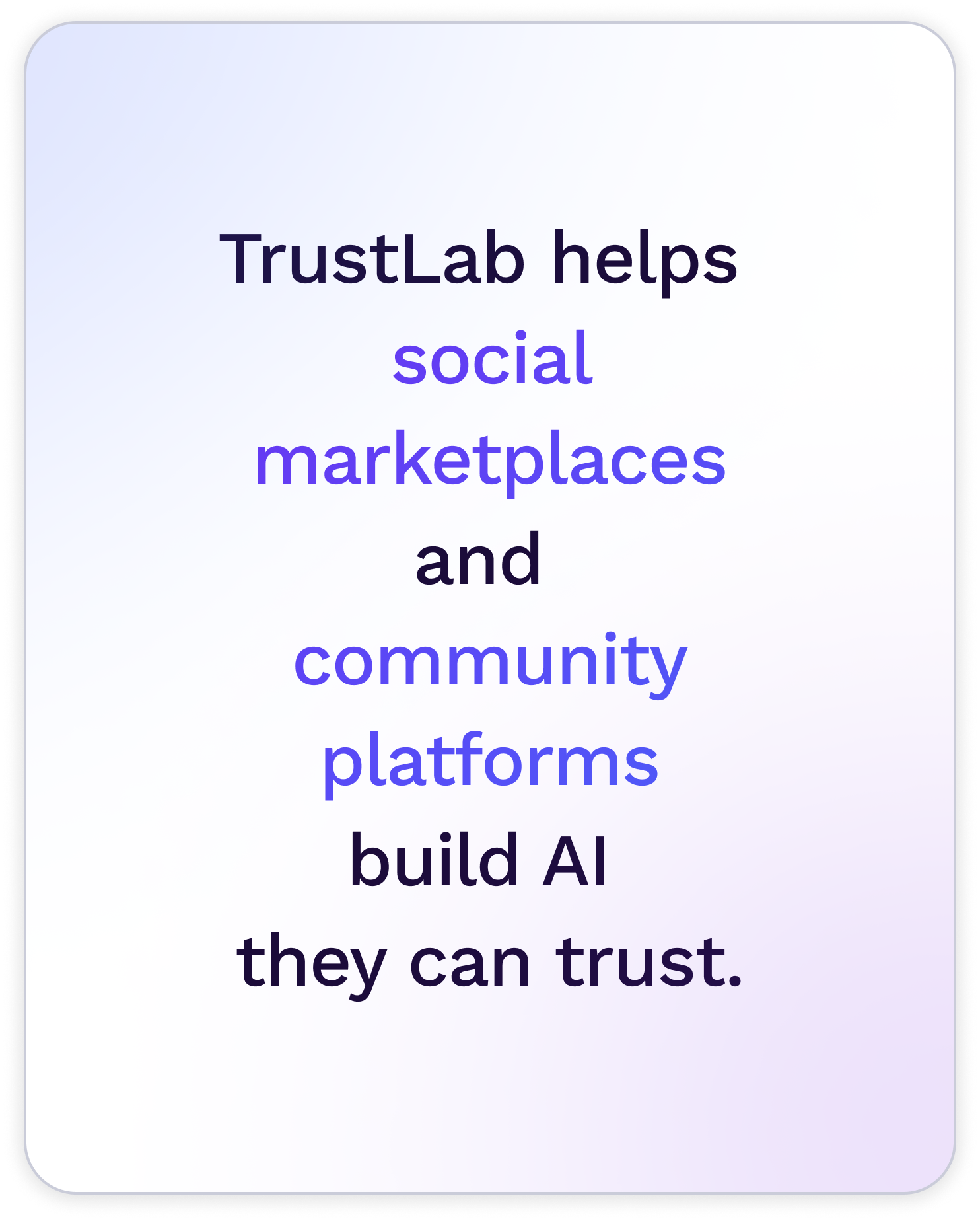 Content moderation scorecard