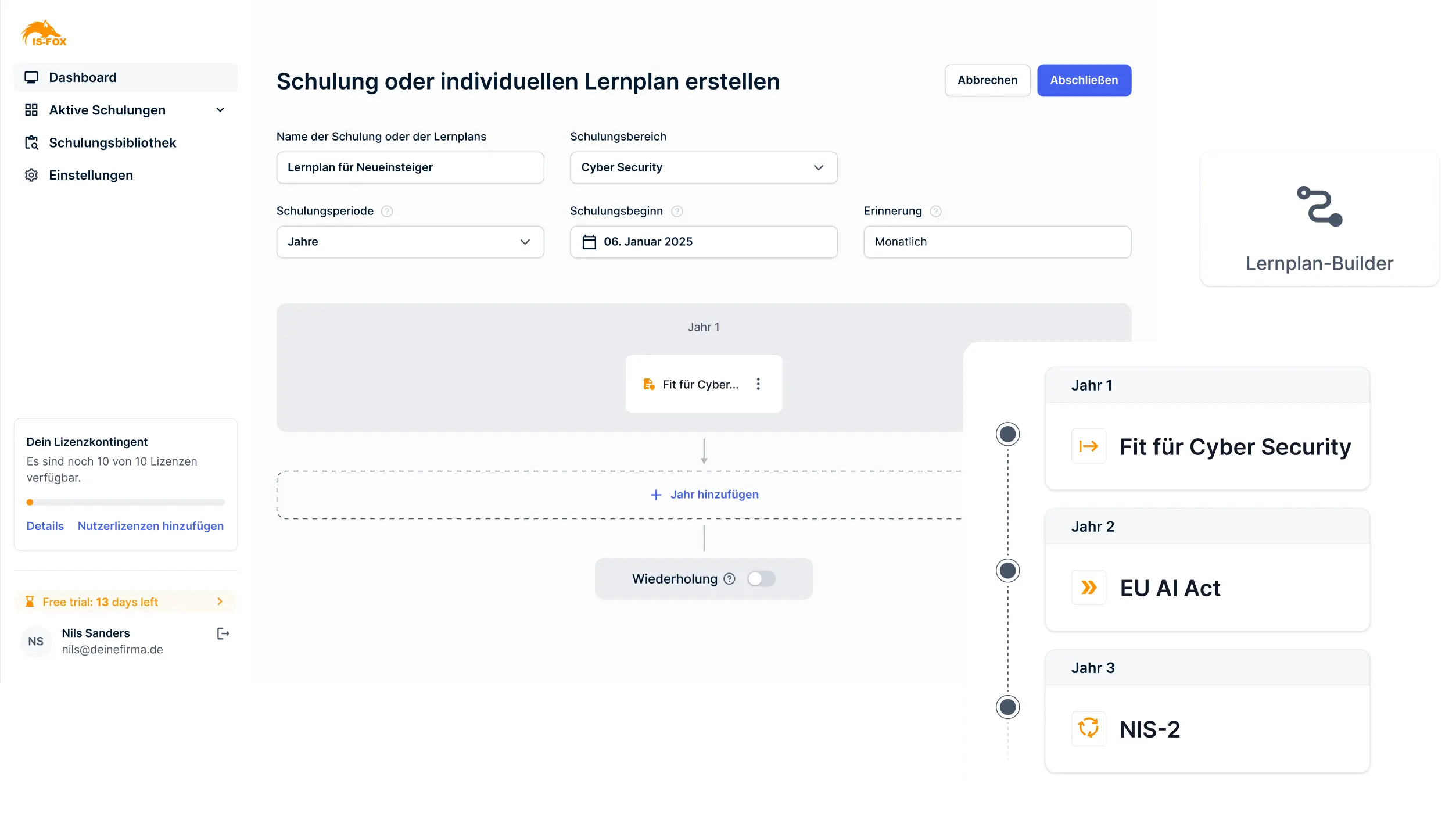 Lernplan-Builder