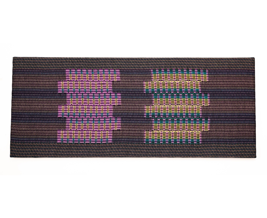 Lauren Colbert, 'purple', 2025, Linen and cotton yarn
