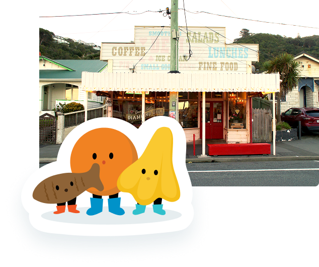 Kiwi lollies and Queen Street Deli image