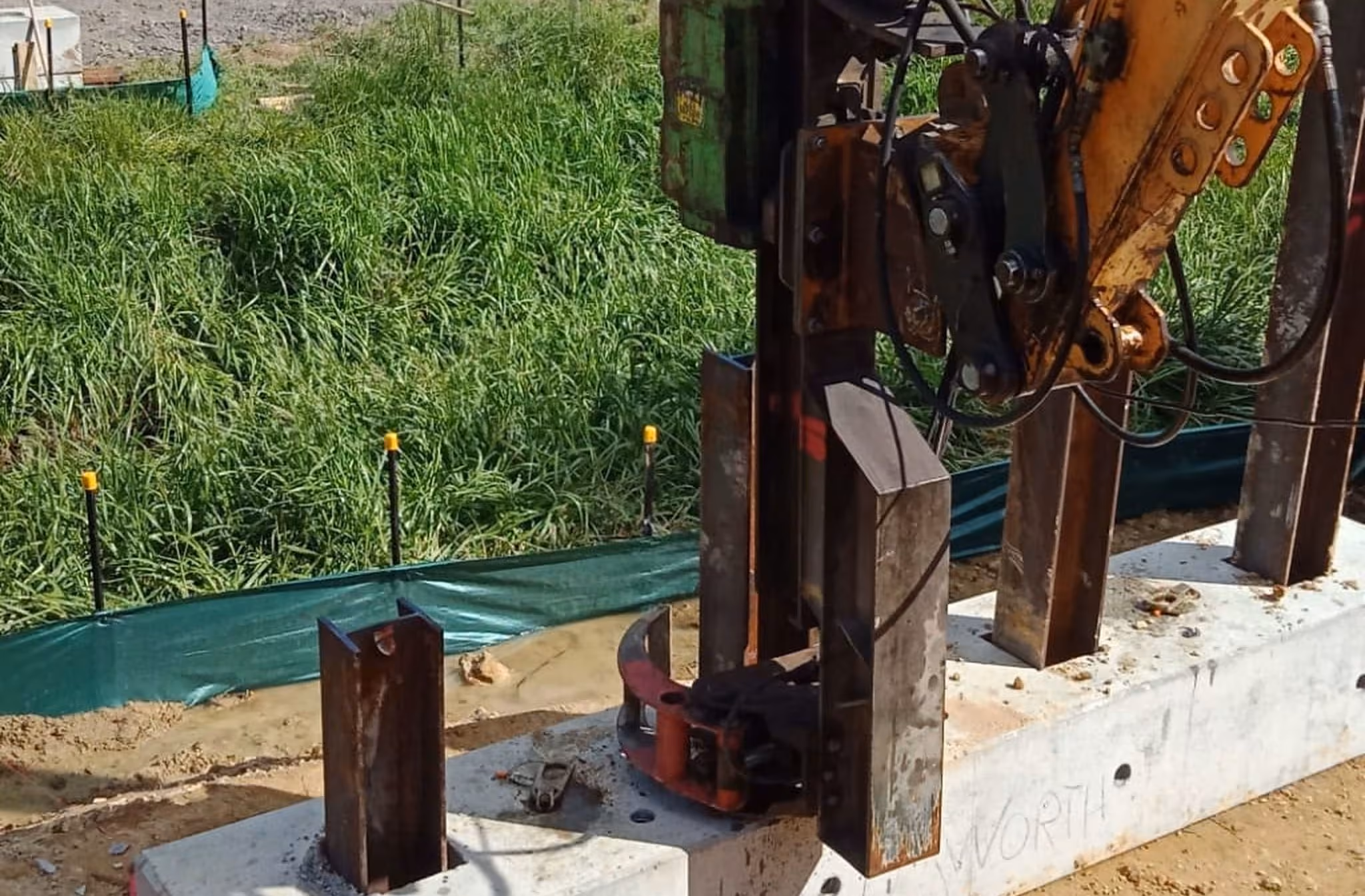 Finished piling