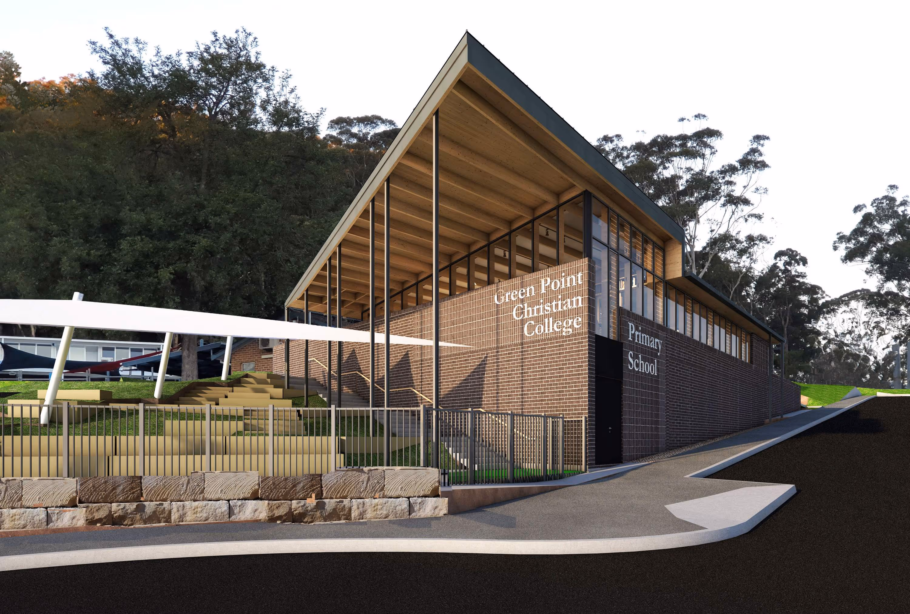 MSK Architects designed Green Point Christian College Administration and Staff room building's Development Application has been approved