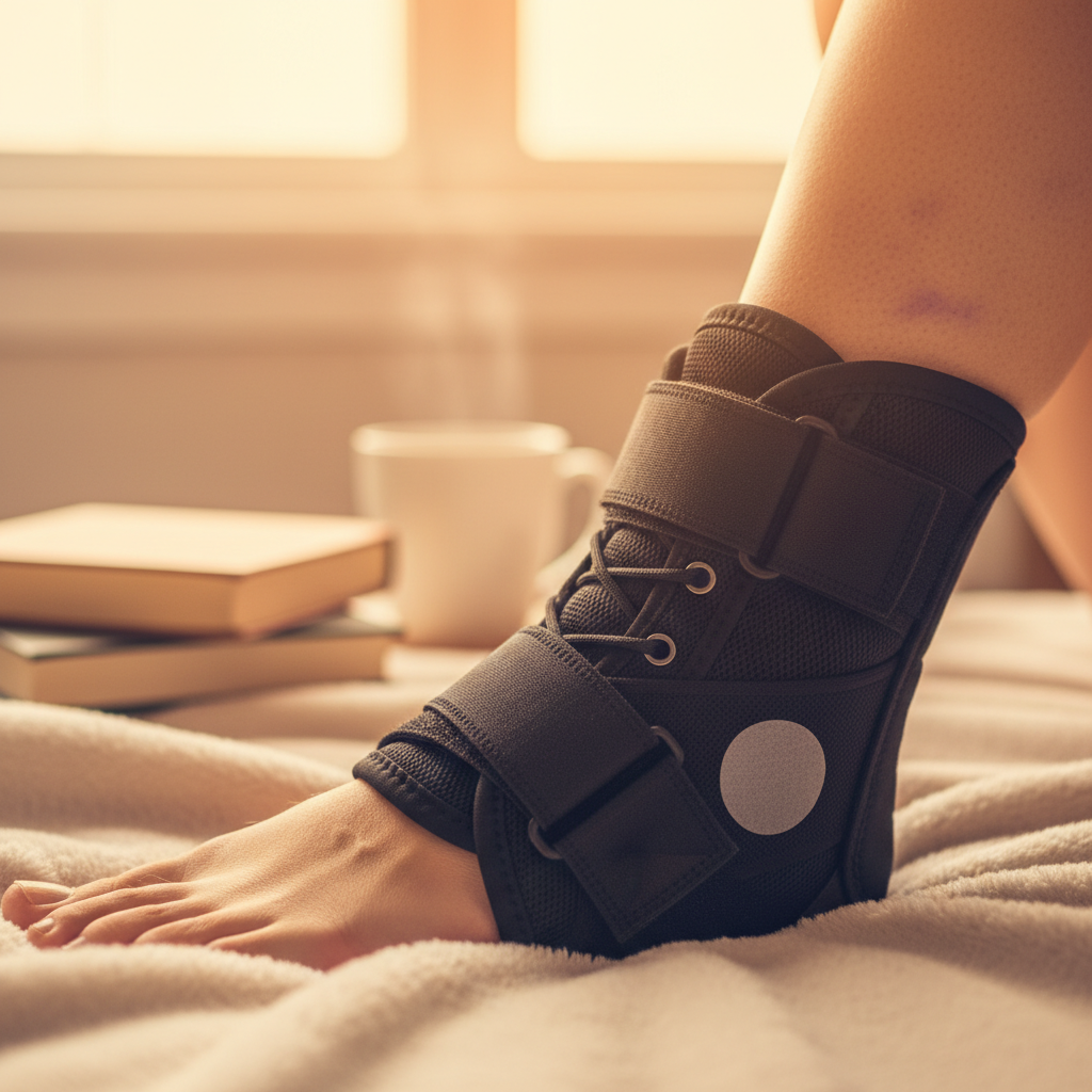 foot and ankle from the side