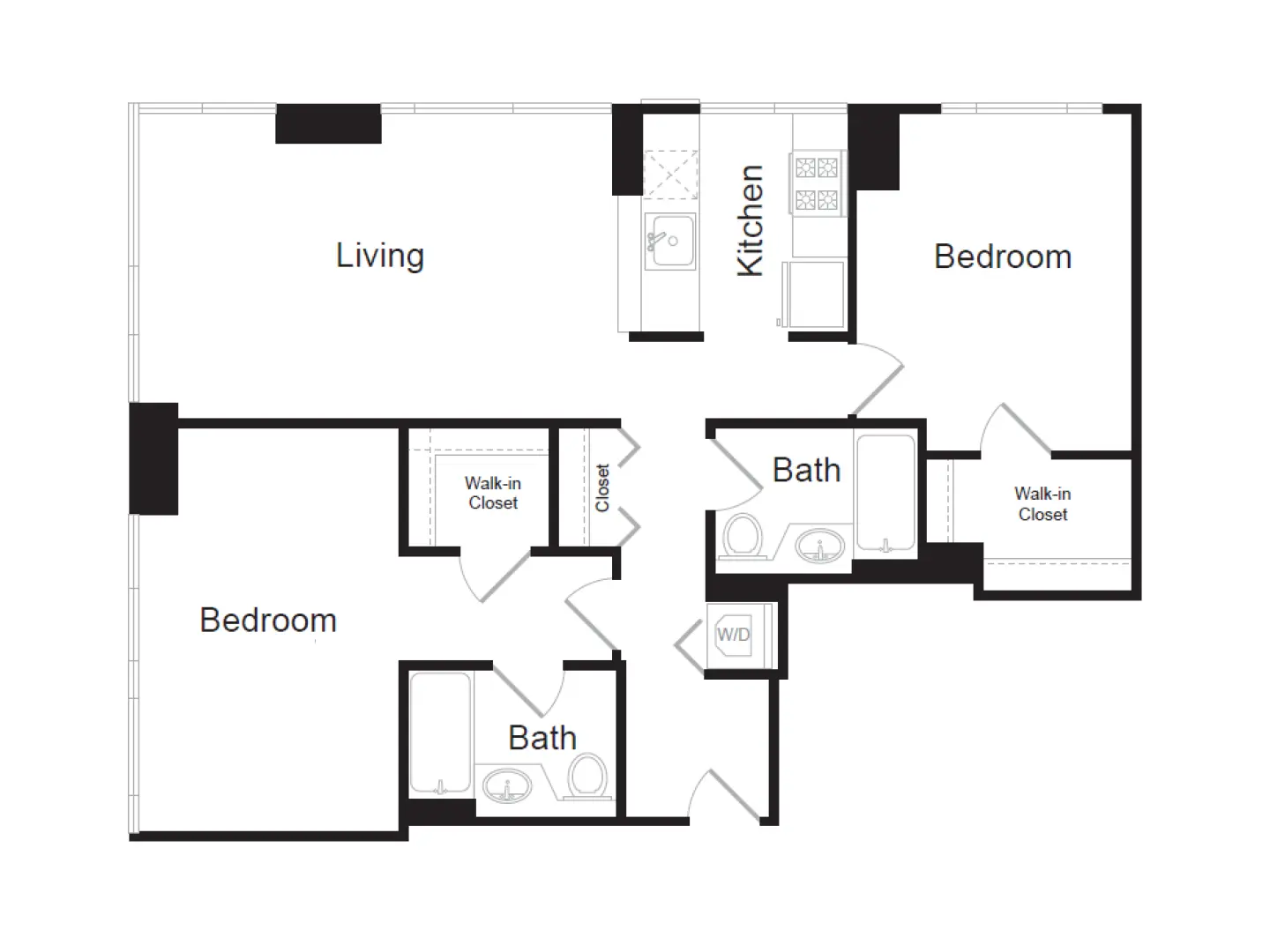 RiverEast by Stonehenge - 21F Floorplan