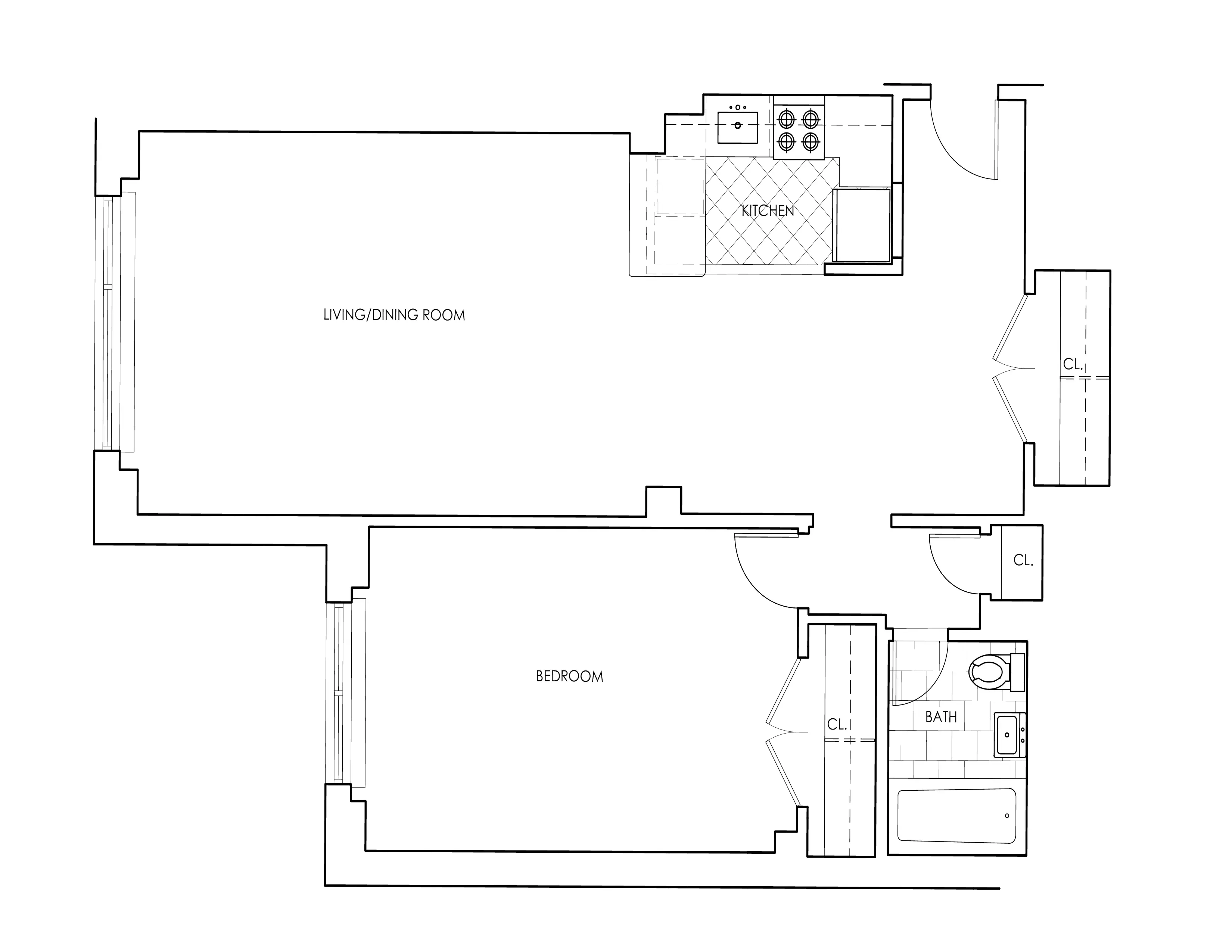 41 Park Avenue - 016B Floorplan