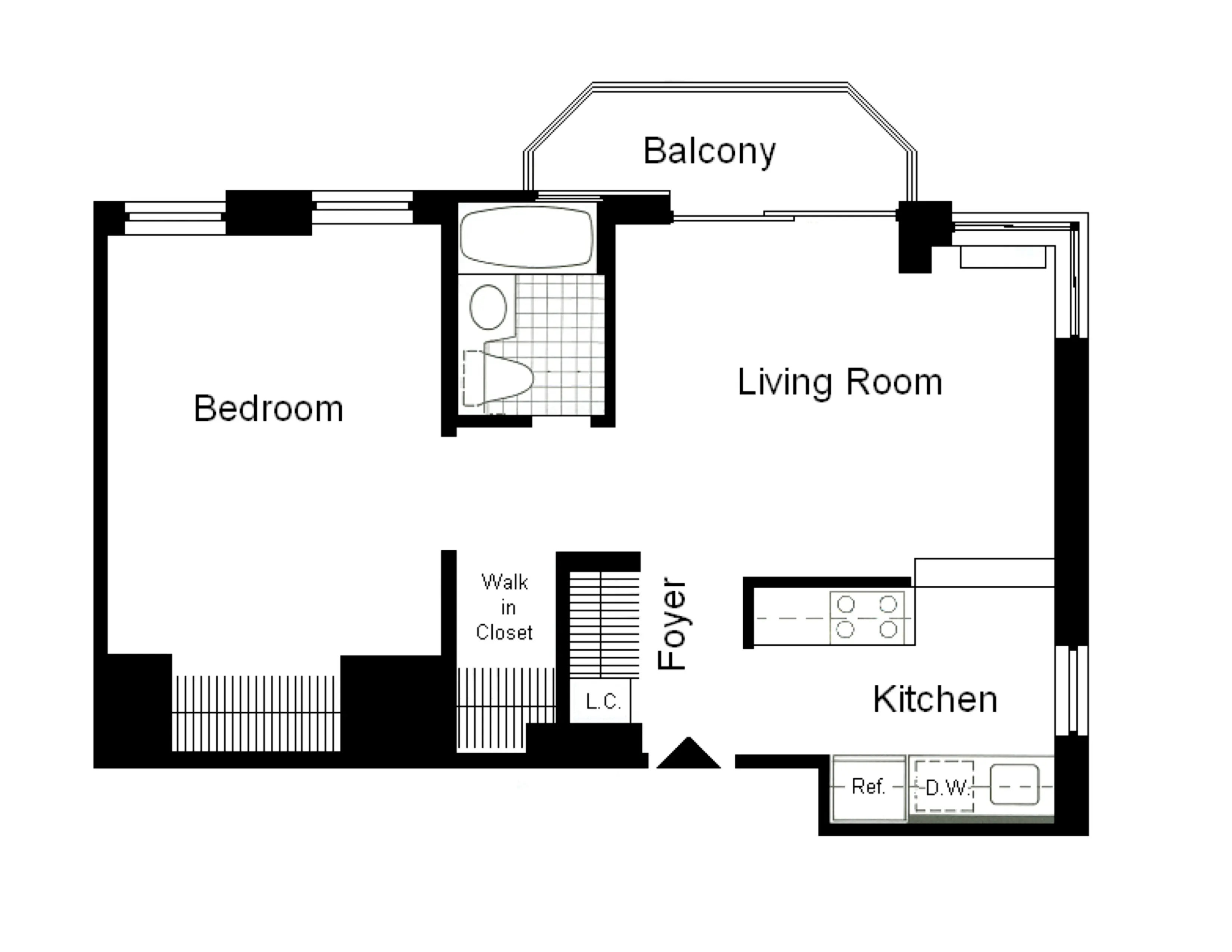 The Ritz Plaza - 015C Floorplan