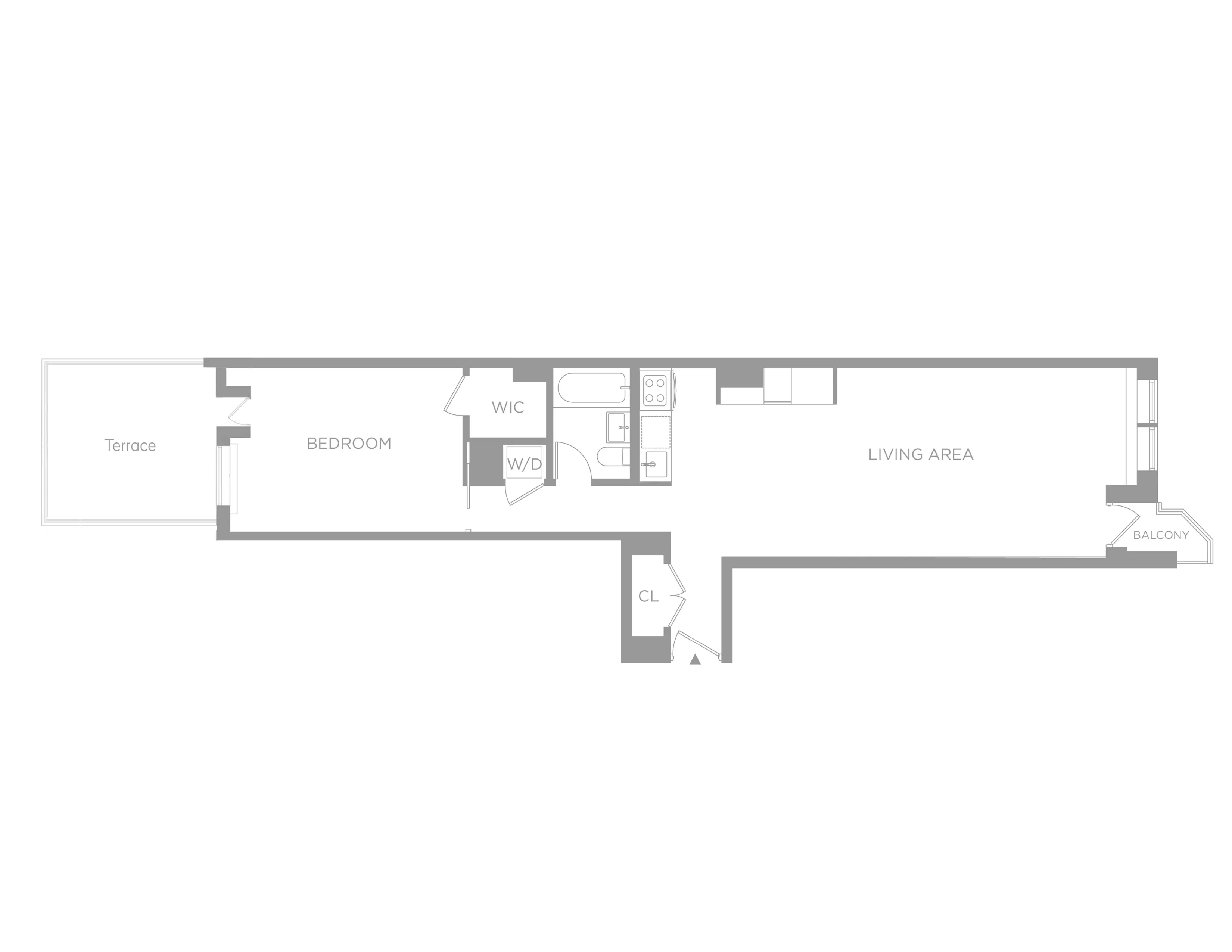 101 West 15th Street - 228 Floorplan