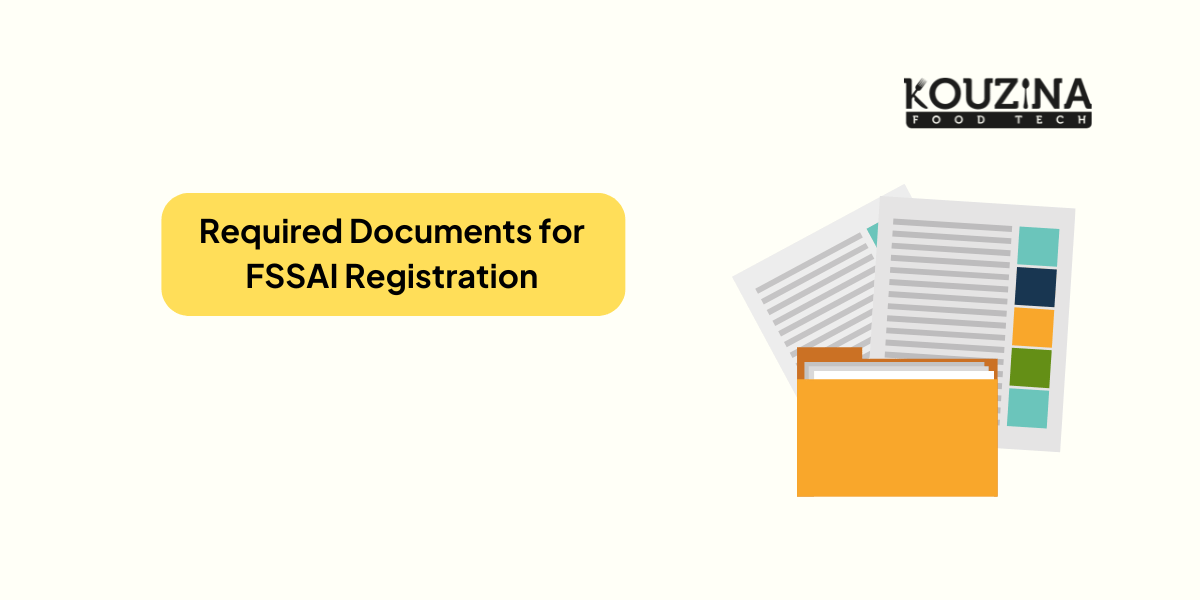 Required Documents for FSSAI Registration