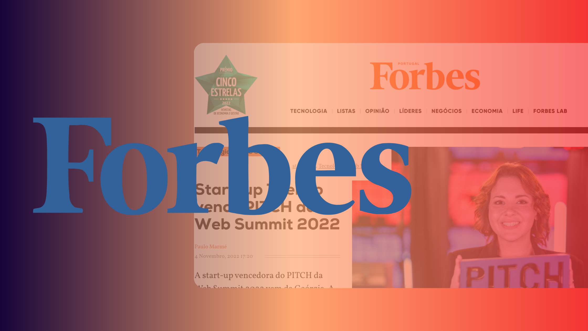 Start-up Theneo Wins Pitch of Web Summit 2022