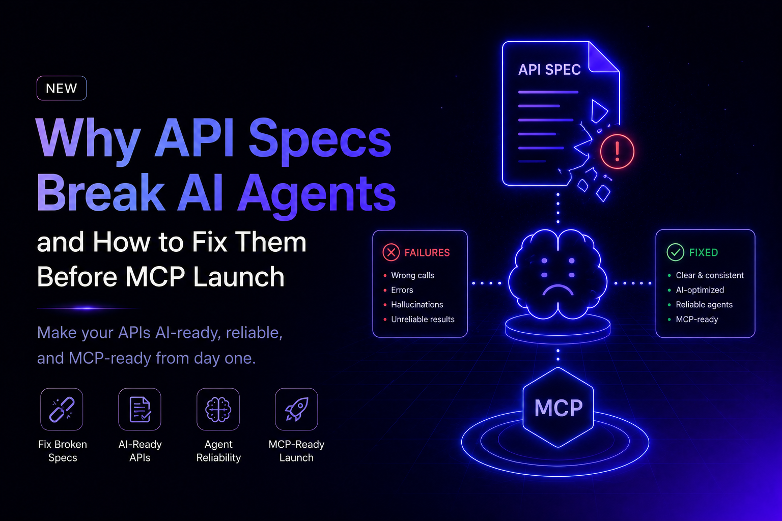 Why API Specs Break AI Agents and How to Fix Them Before MCP Launch
