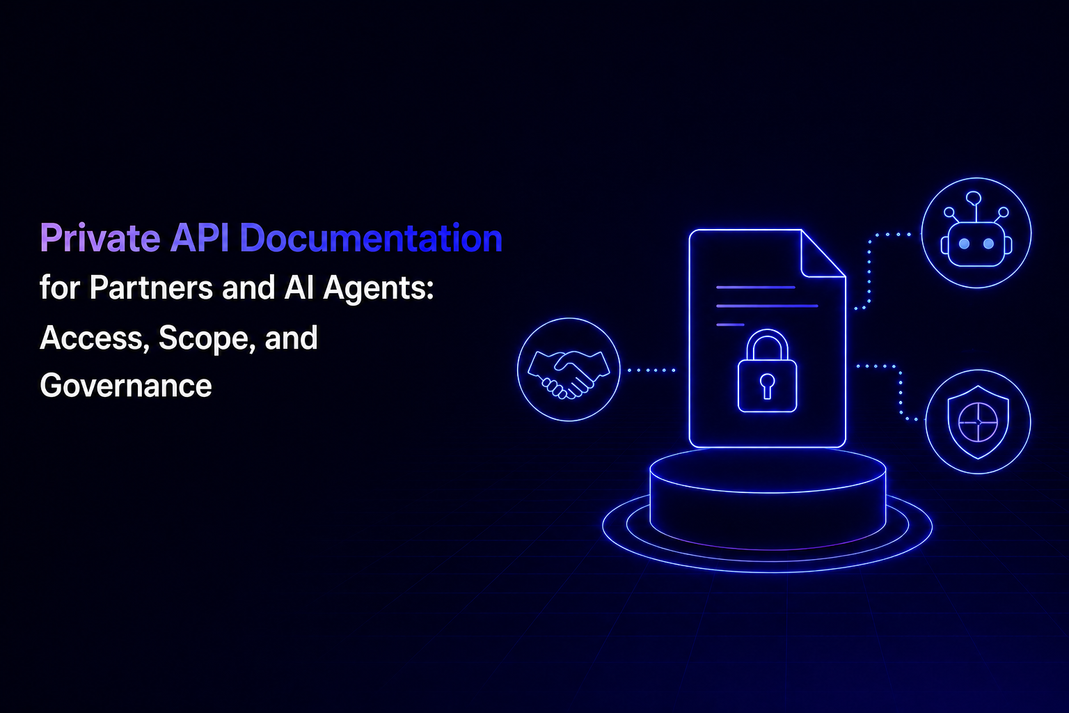 Private API Documentation for Partners and AI Agents: Access, Scope, and Governance