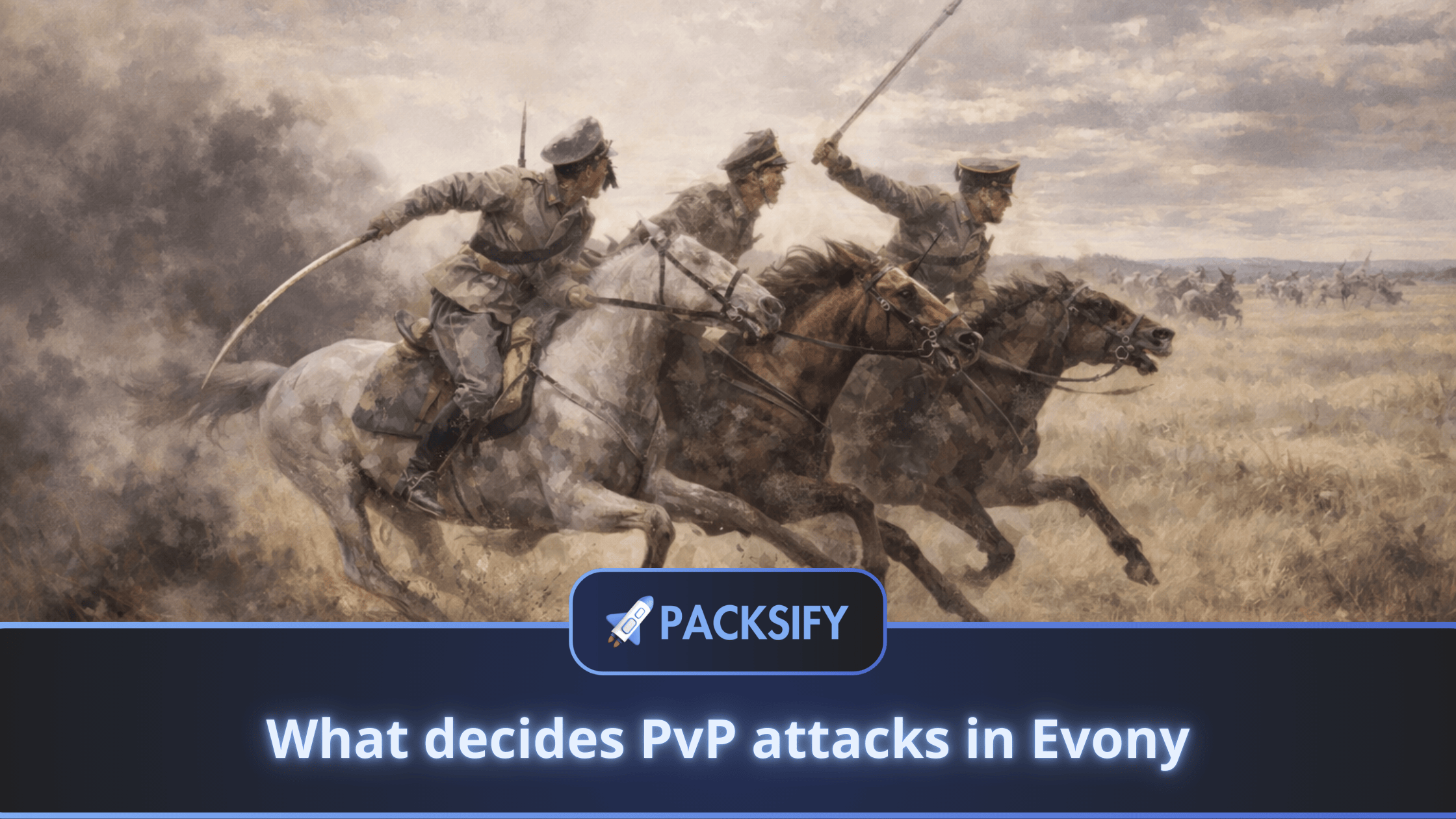 evony blog banner with packsify logo