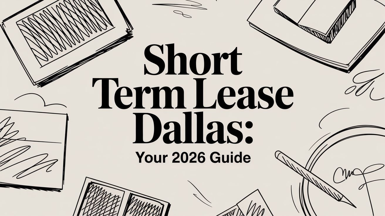 Short Term Lease Dallas: Your 2026 Guide