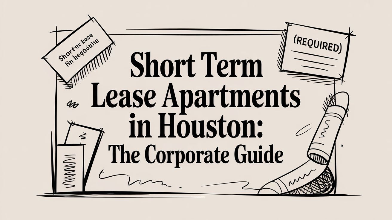 Short Term Lease Apartments in Houston: The Corporate Guide