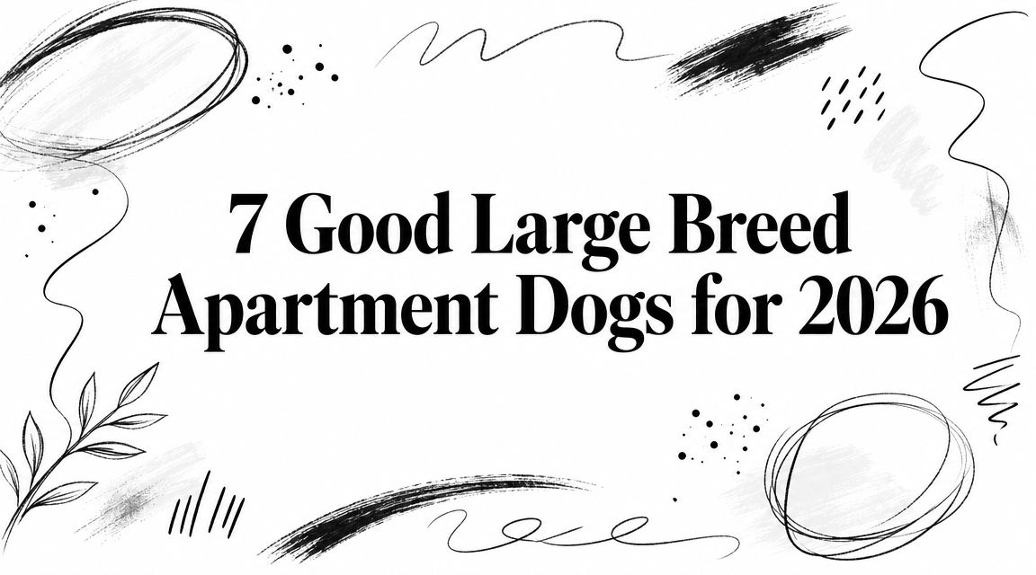 7 Good Large Breed Apartment Dogs for 2026