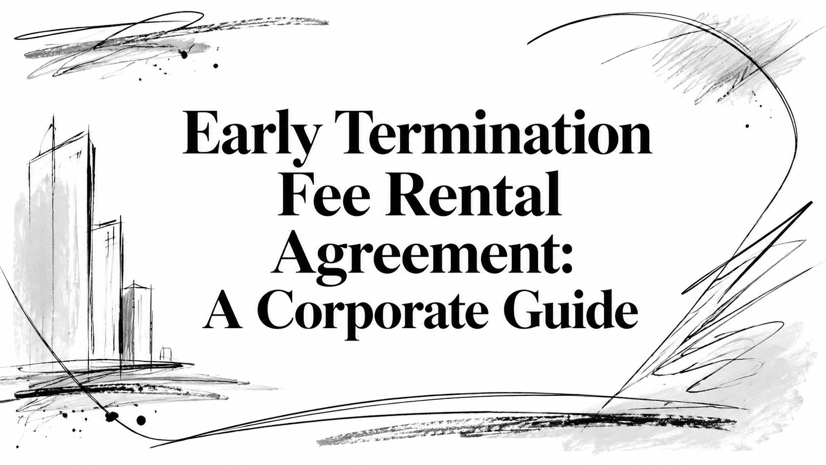 Early Termination Fee Rental Agreement: A Corporate Guide