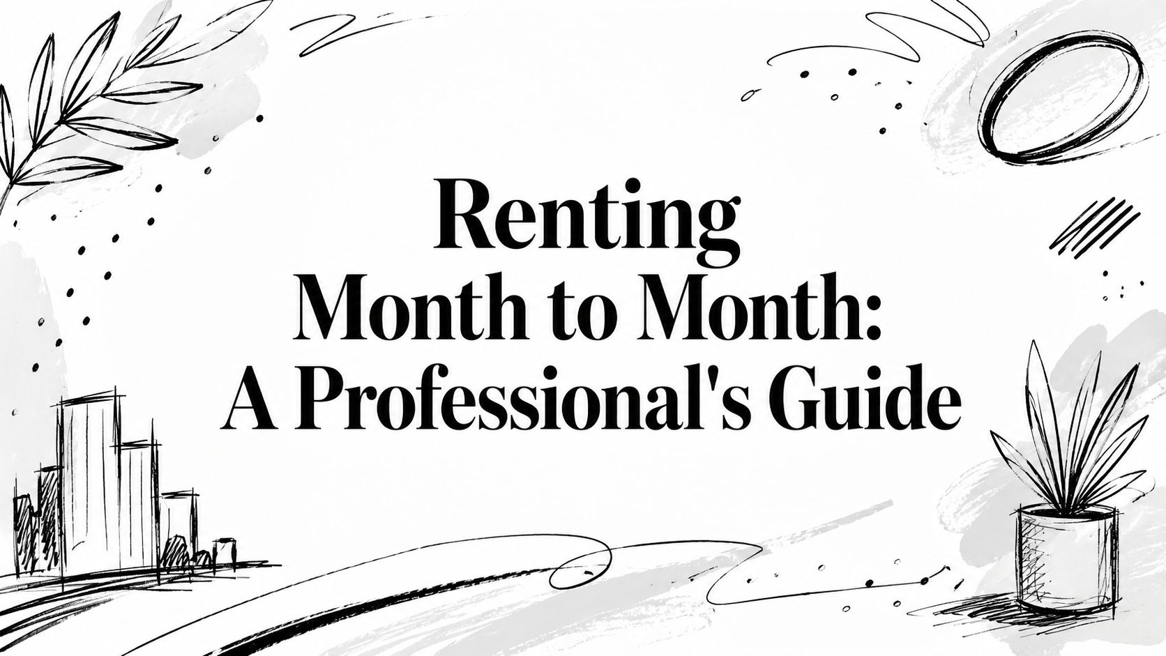 Renting Month to Month: A Professional's Guide