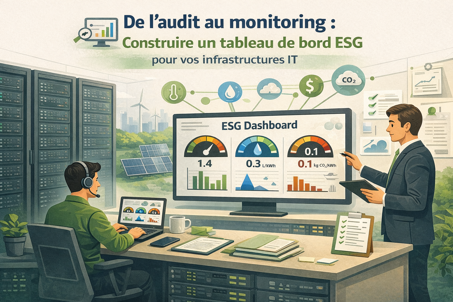 De l’audit au monitoring : construire un tableau de bord ESG pour vos infrastructures IT