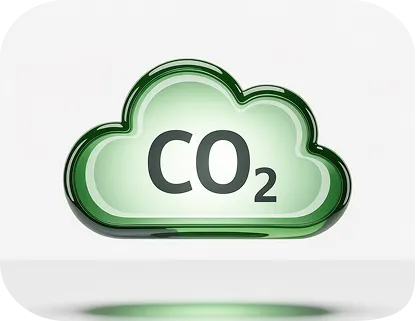 CO2 cloud icon