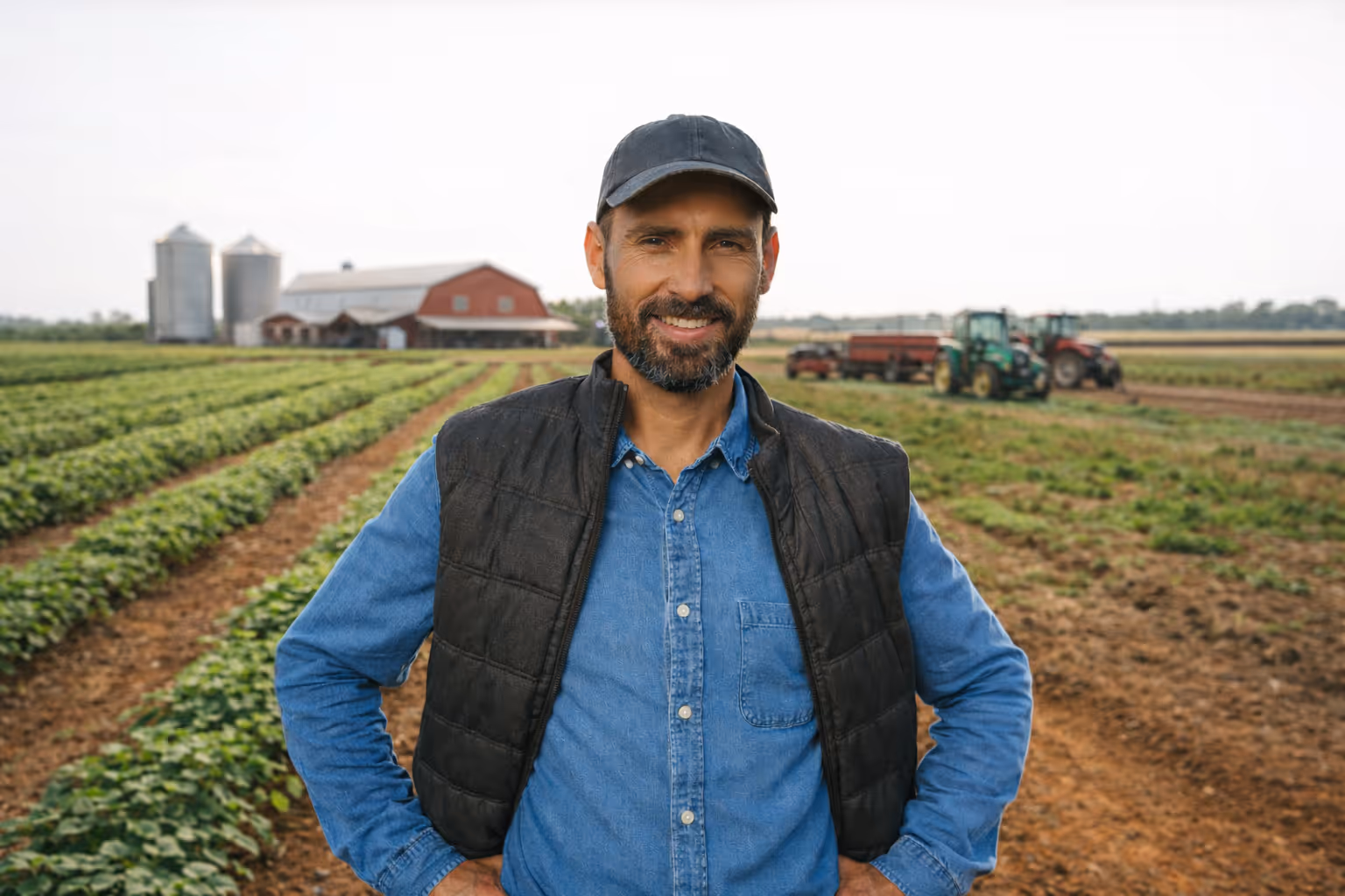 Homem na fazendo - Terceirização de frotas pesadas