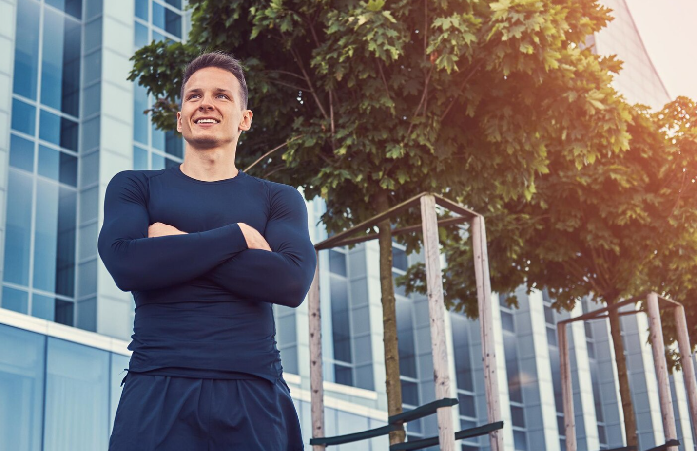 A handsome man looking fit and healthy as he continues to undergo testosterone therapy