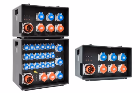 You can see a picture of Stackable Mobile Power Distribution Units from INDU-ELECTRIC