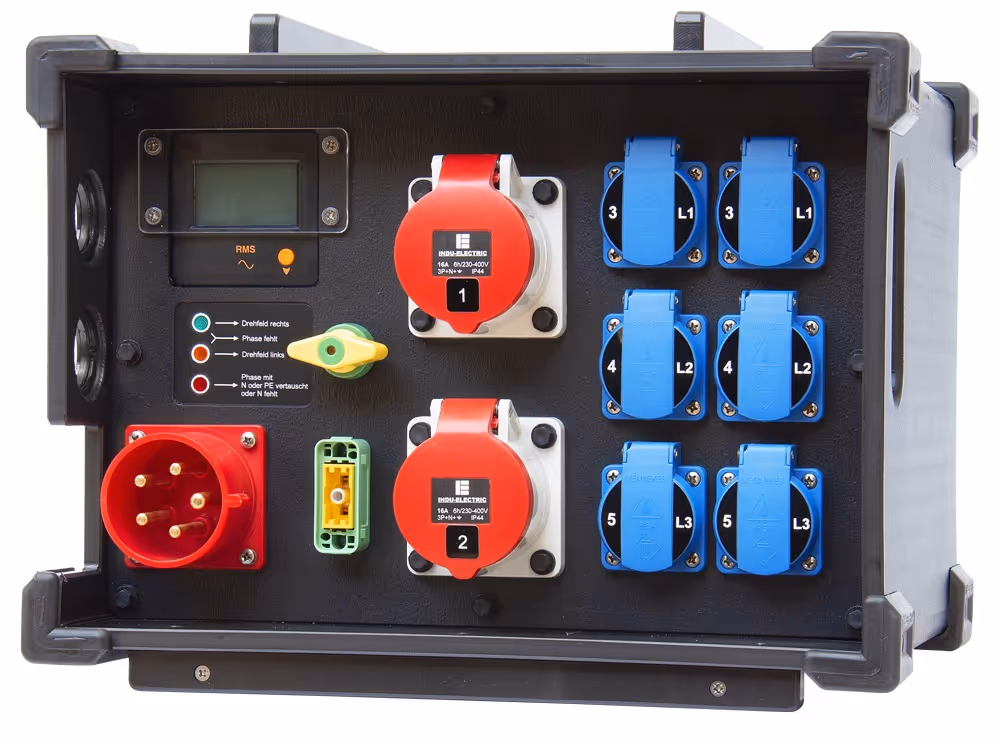 INDU-ELECTRIC THERMOLENE® Eventmaster EVM™ CEE 32A 400V 5P Smart Enclosure™