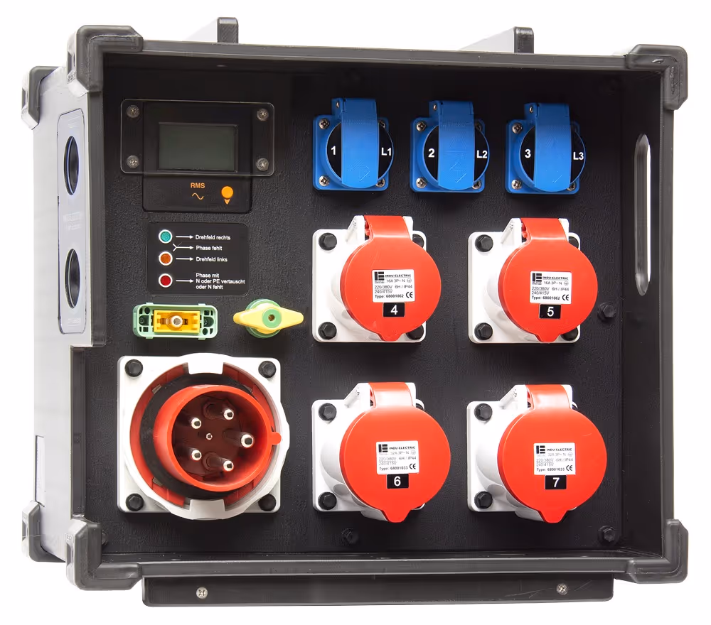 INDU-ELECTRIC THERMOLENE® Eventmaster EVM™ CEE 63A 400V 5P Smart Enclosure™