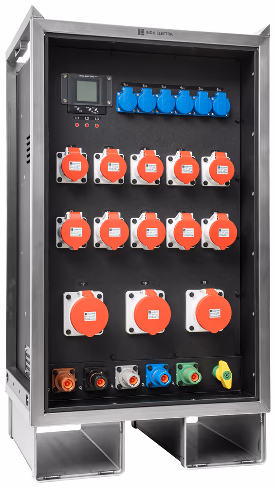 INDU-ELECTRIC THERMOLENE® distribuidor eléctrico tipo 59 en bastidor de acero inoxidable – Powerlock 400A