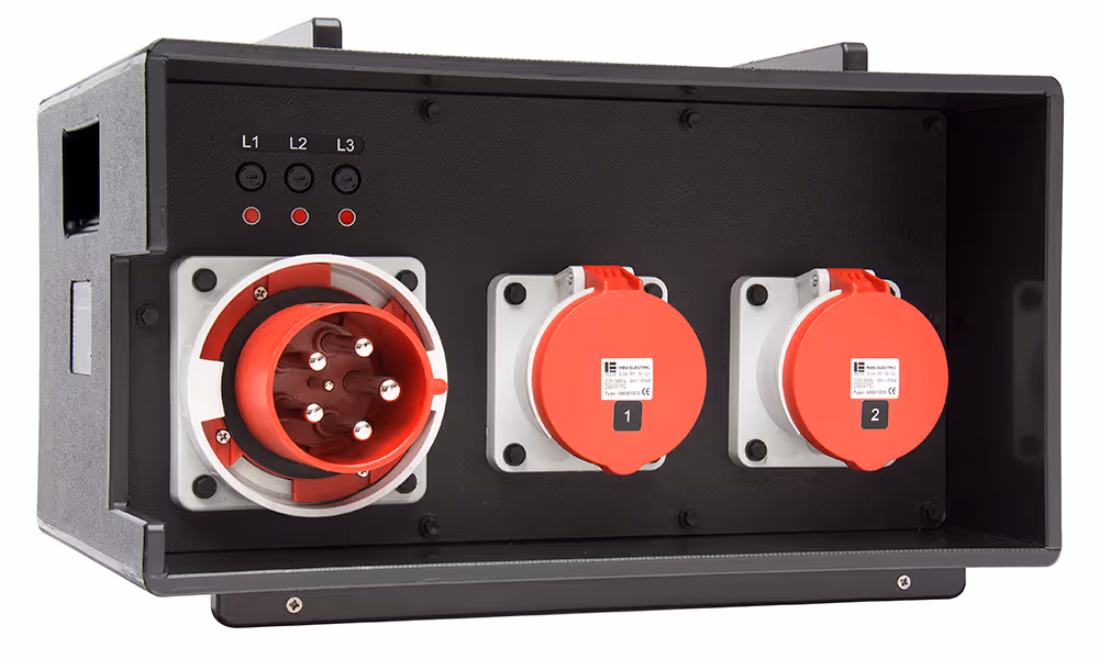 INDU-ELECTRIC THERMOLENE® distribuidor eléctrico móvil apilable – CEE 125A 400V 5P