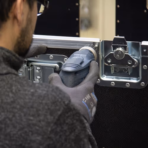 In-house Flight Case manufacturing at INDU-ELECTRIC