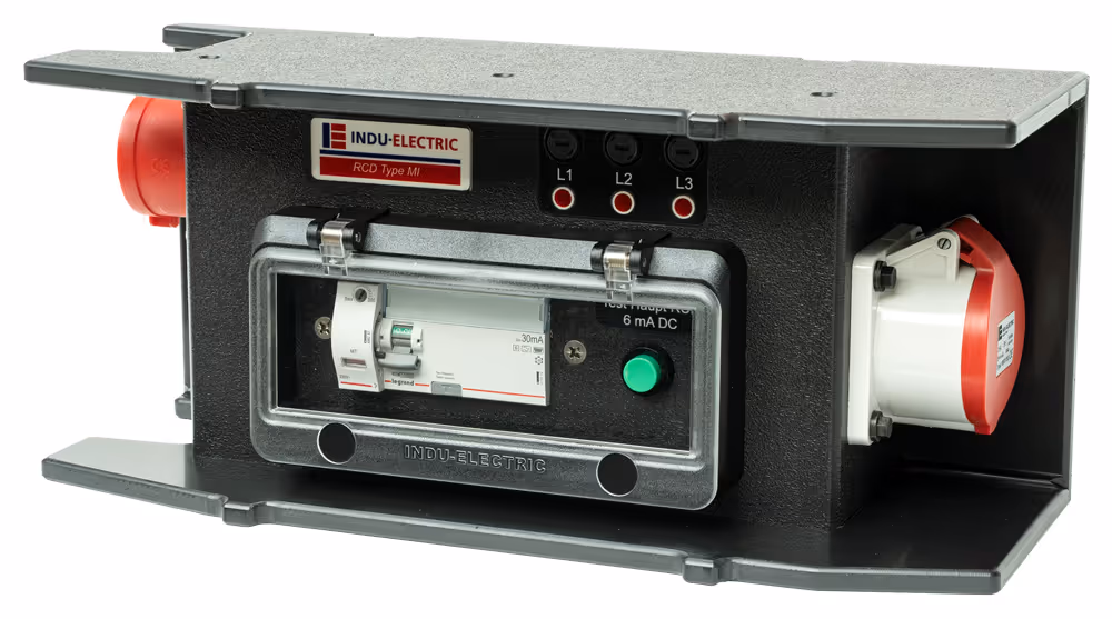 INDU-ELECTRIC THERMOLENE® transportable RCD Type MI - CEE 16A 400V 5P