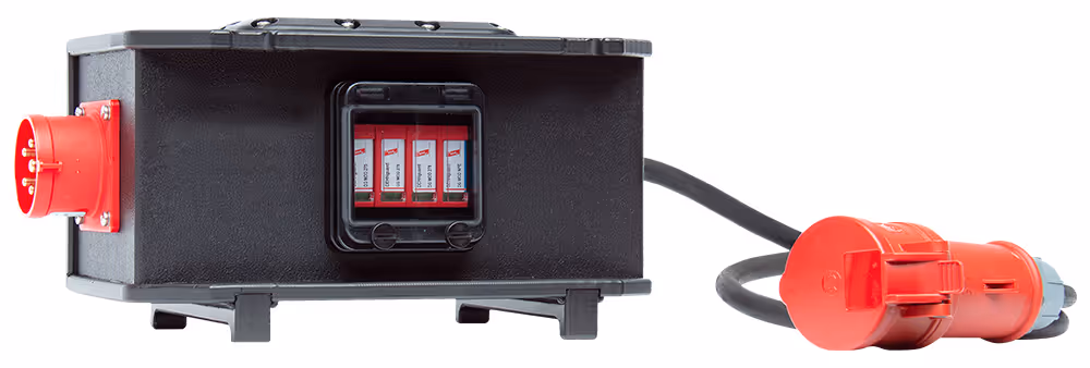 INDU-ELECTRIC THERMOLENE® SPB™ caja de protección contra sobretensiones – CEE 16A 400V 5P