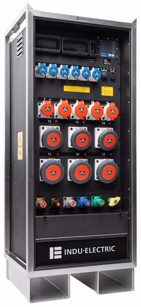 INDU-ELECTRIC THERMOLENE® distribuidor eléctrico tipo 59 en bastidor de acero inoxidable – Powerlock 400A