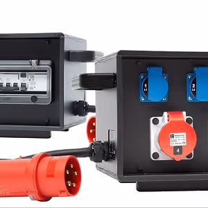 INDU-ELECTRIC mobile Stromverteiler - Dachüberstände