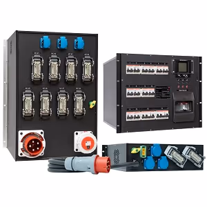 19 Zoll Stromverteiler von INDU-ELECTRIC sind zu 100% individuell konfigurierbar.