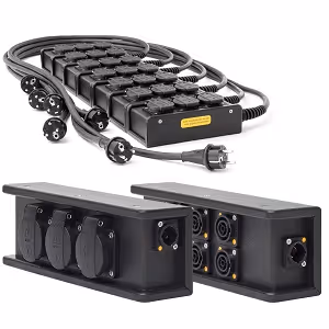 Steckdosenleisten von INDU-ELECTRIC - Bruchfest, langlebig und individuell konfigurierbar