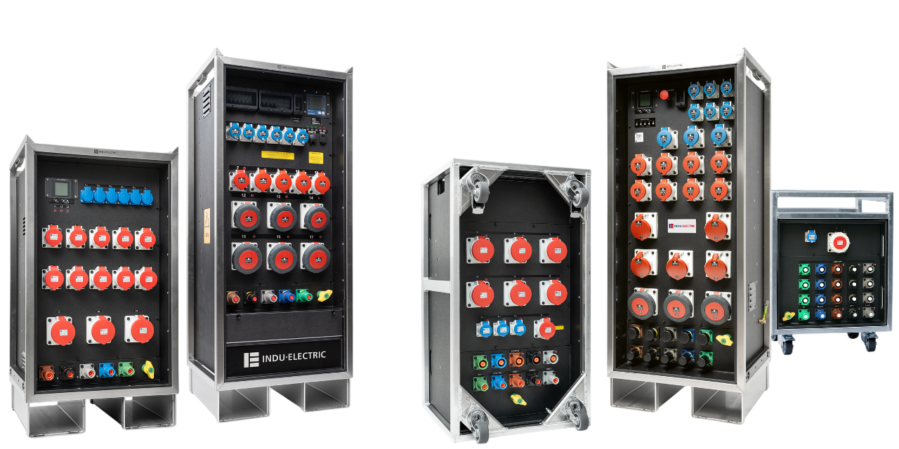 INDU-ELECTRIC Coffret de distribution dans châssis métallique
