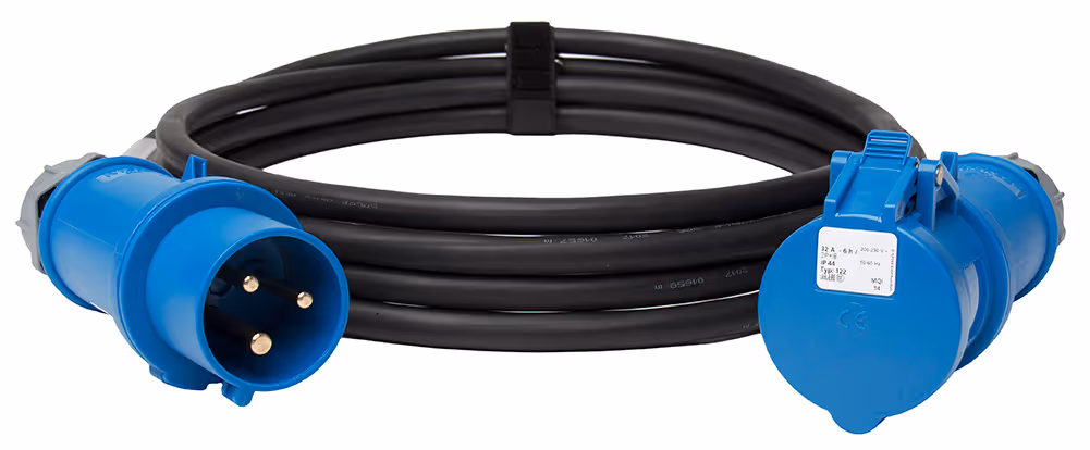 INDU-ELECTRIC - CEE extension cable 32A 230V 3P
