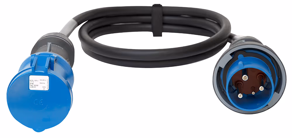 INDU-ELECTRIC - CEE extension cable 63A 230V 3P